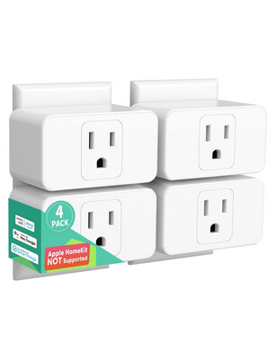 NEW 4pk Smart Wifi Outlet Plugs