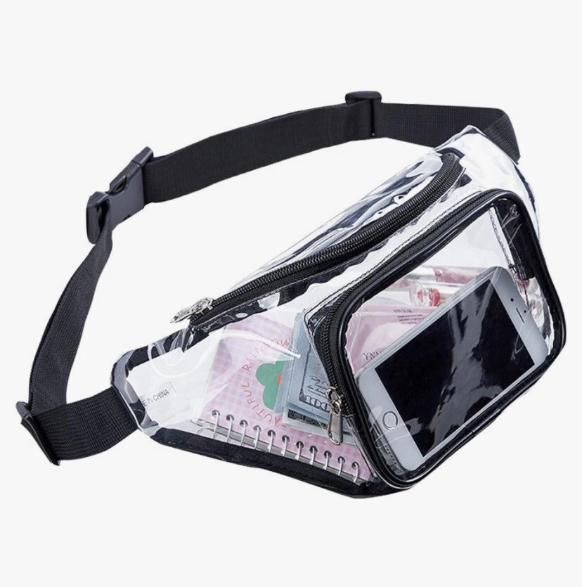 NEW Clear Fanny Pack