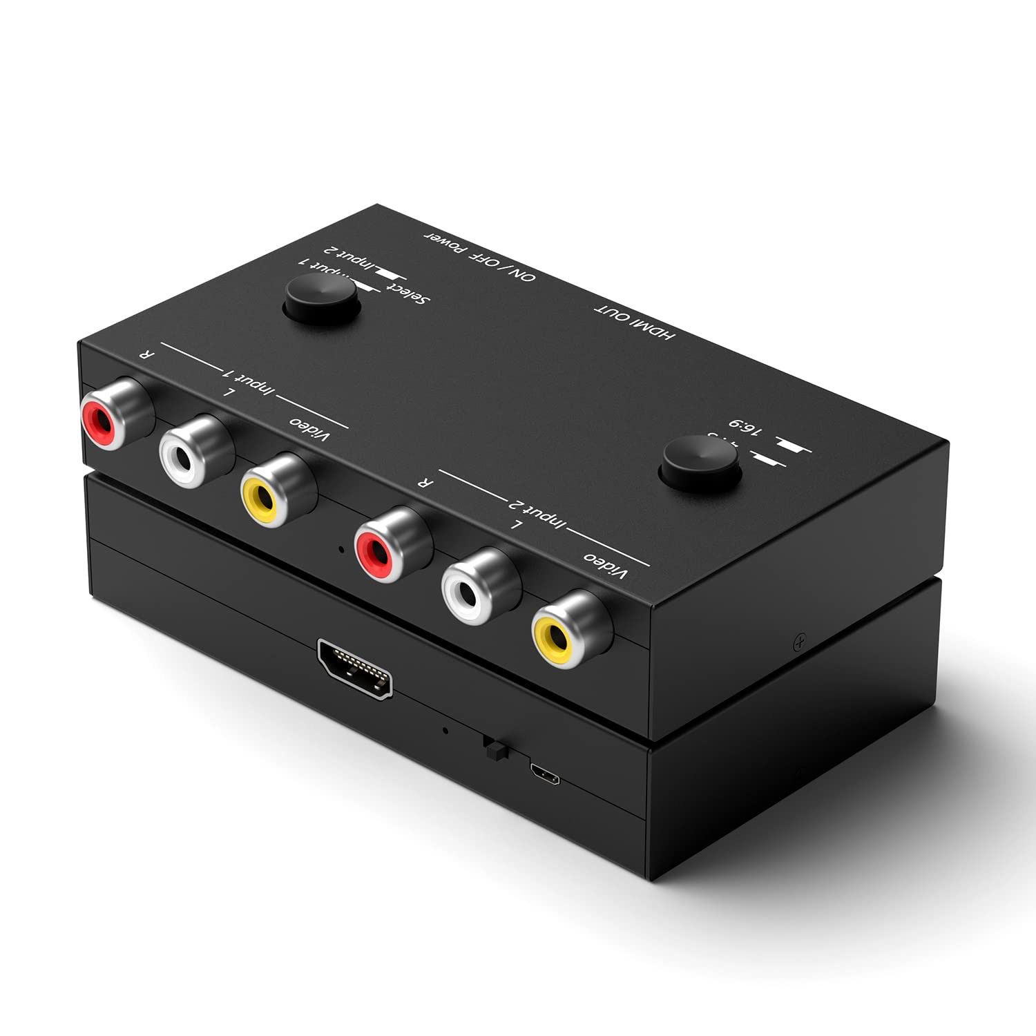 NEW Dual RCA AV to HDMI Converter