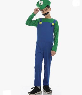 NEW Kids Super Mario “Luigi” Halloween Costume XL