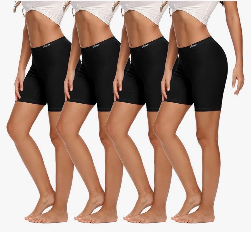 NEW Womens 4pk Boxer Briefs Underwear M