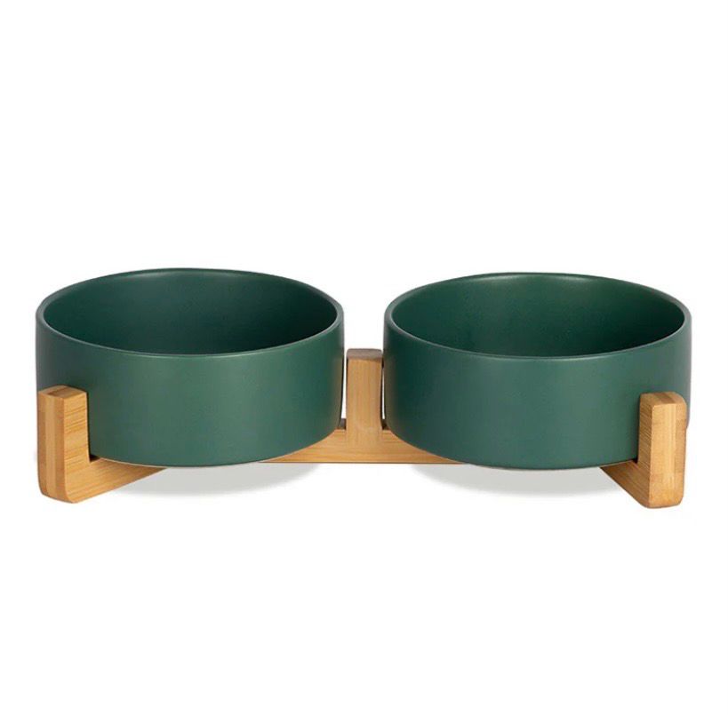 NEW ”Spunky Junky” Pet Food Bowls with Stand