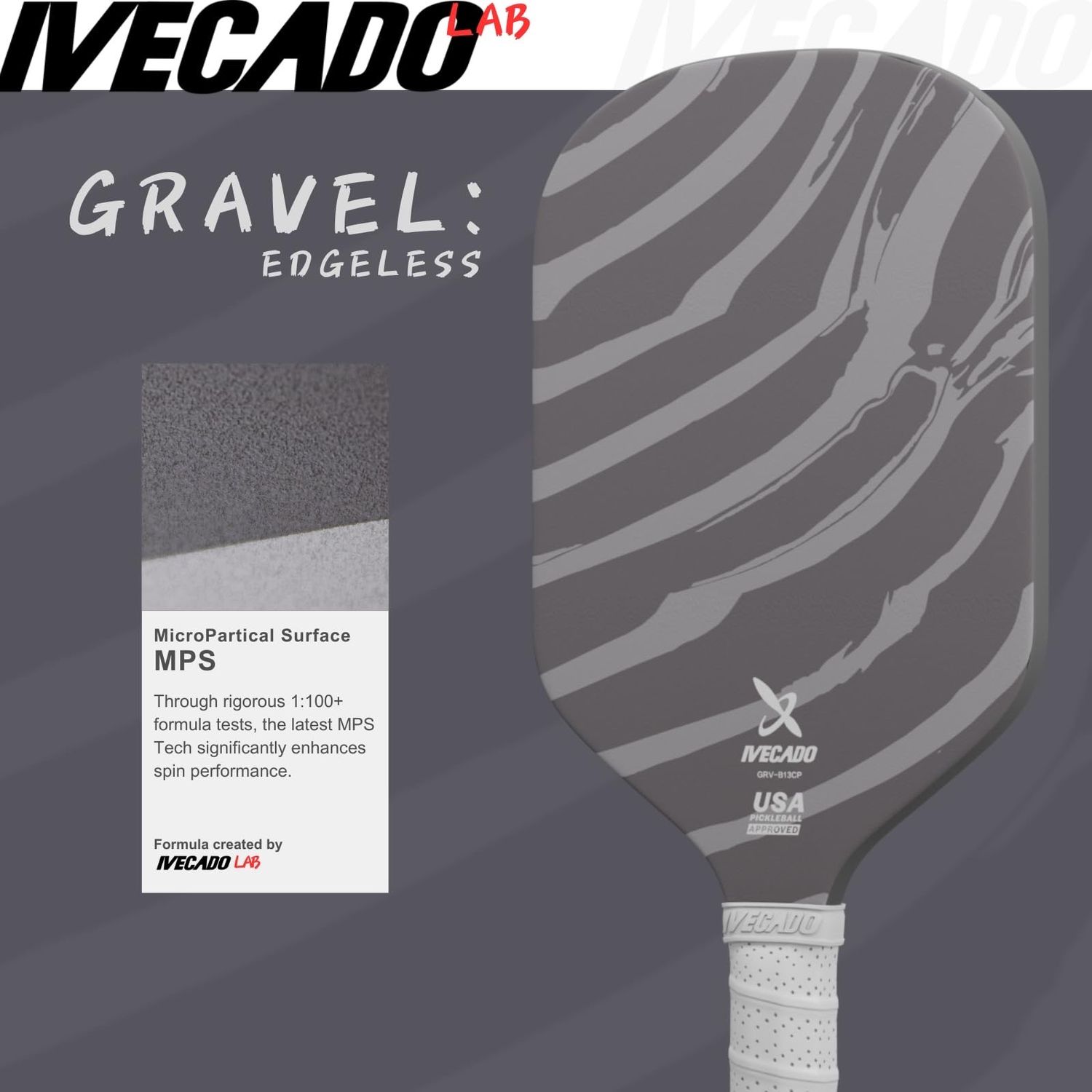 NEW Ivecado Pickleball Paddle Carbon Fiber