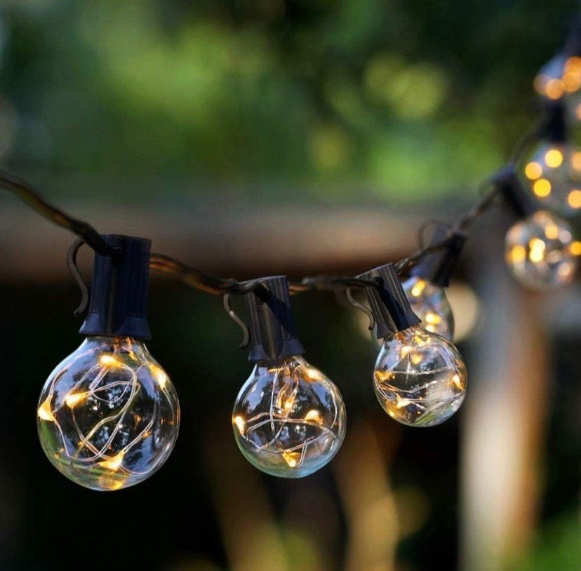 NEW 58ft Globe Outdoor String Lights - READ