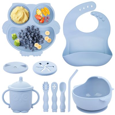 NEW 10pc Baby Weaning Feeding Set