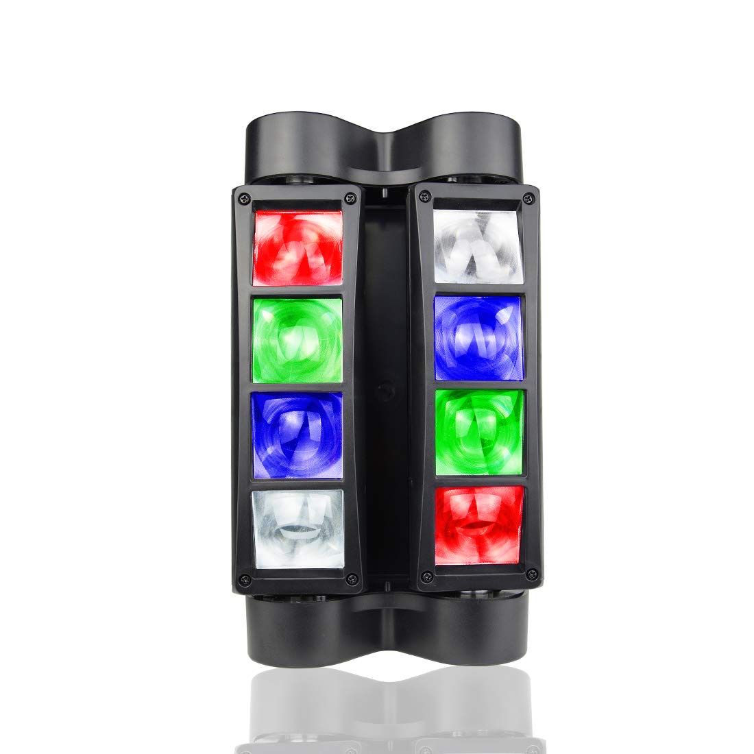NEW LED Spider Moving Party Head DJ Light