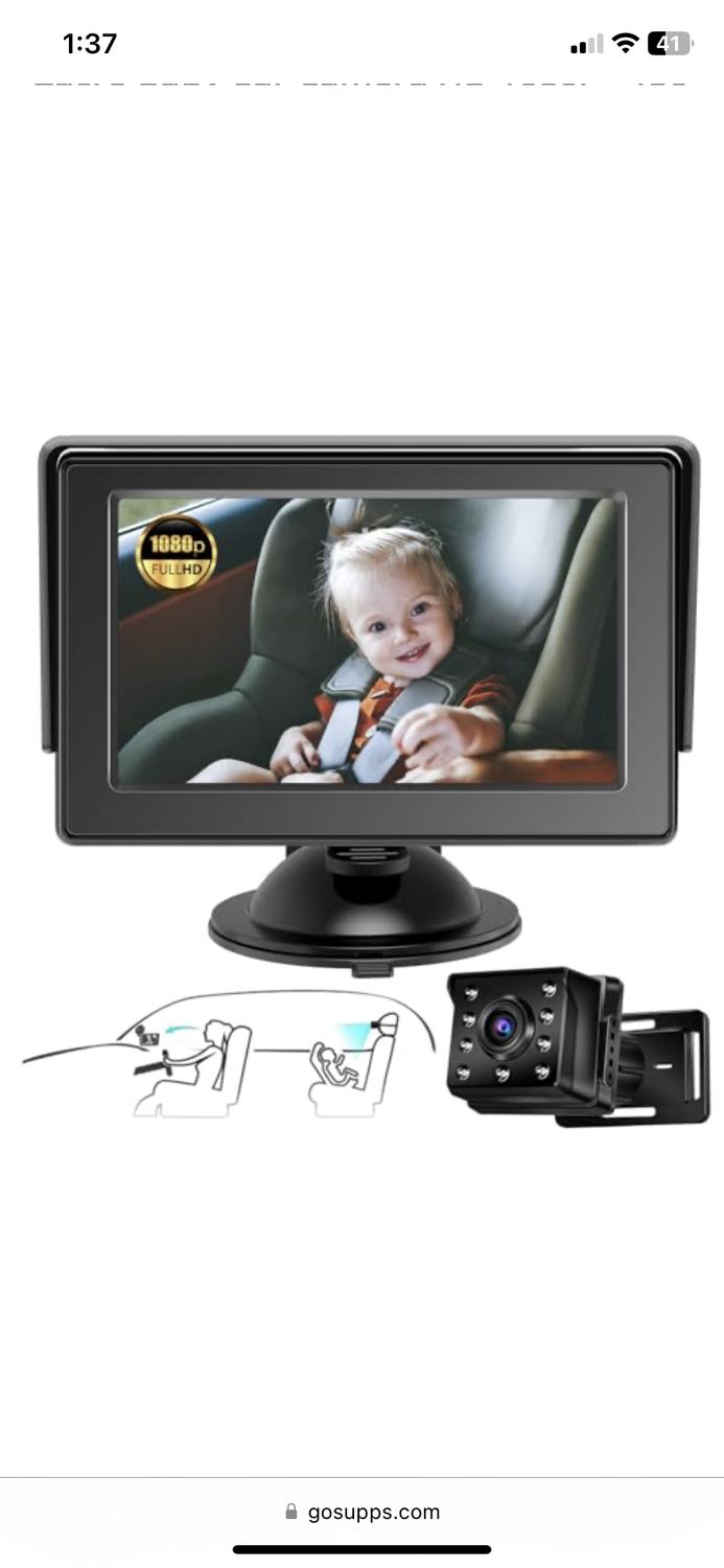 NEW HD Baby Car Camera &amp; Monitor