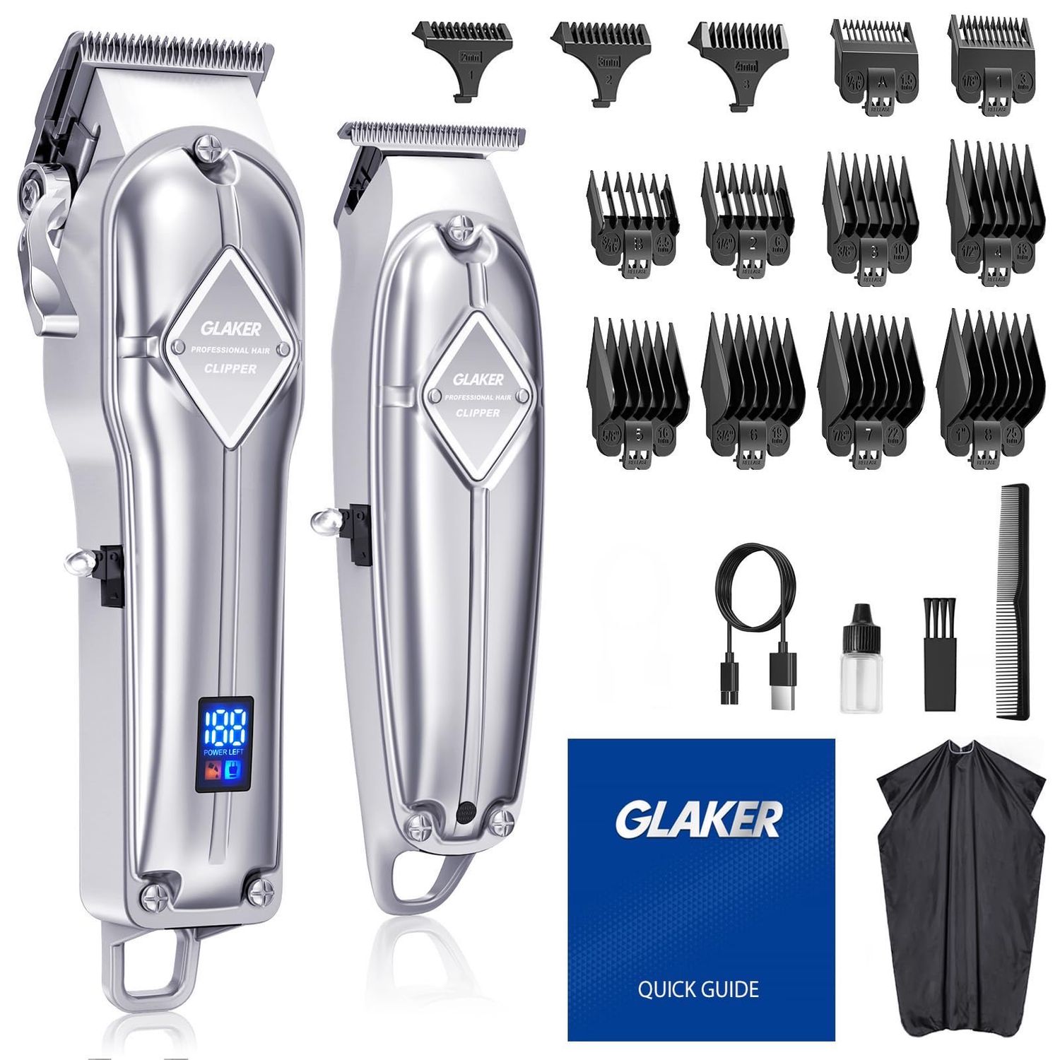 NEW 2pk Hair Grooming Trimmer Razor Shaver Set