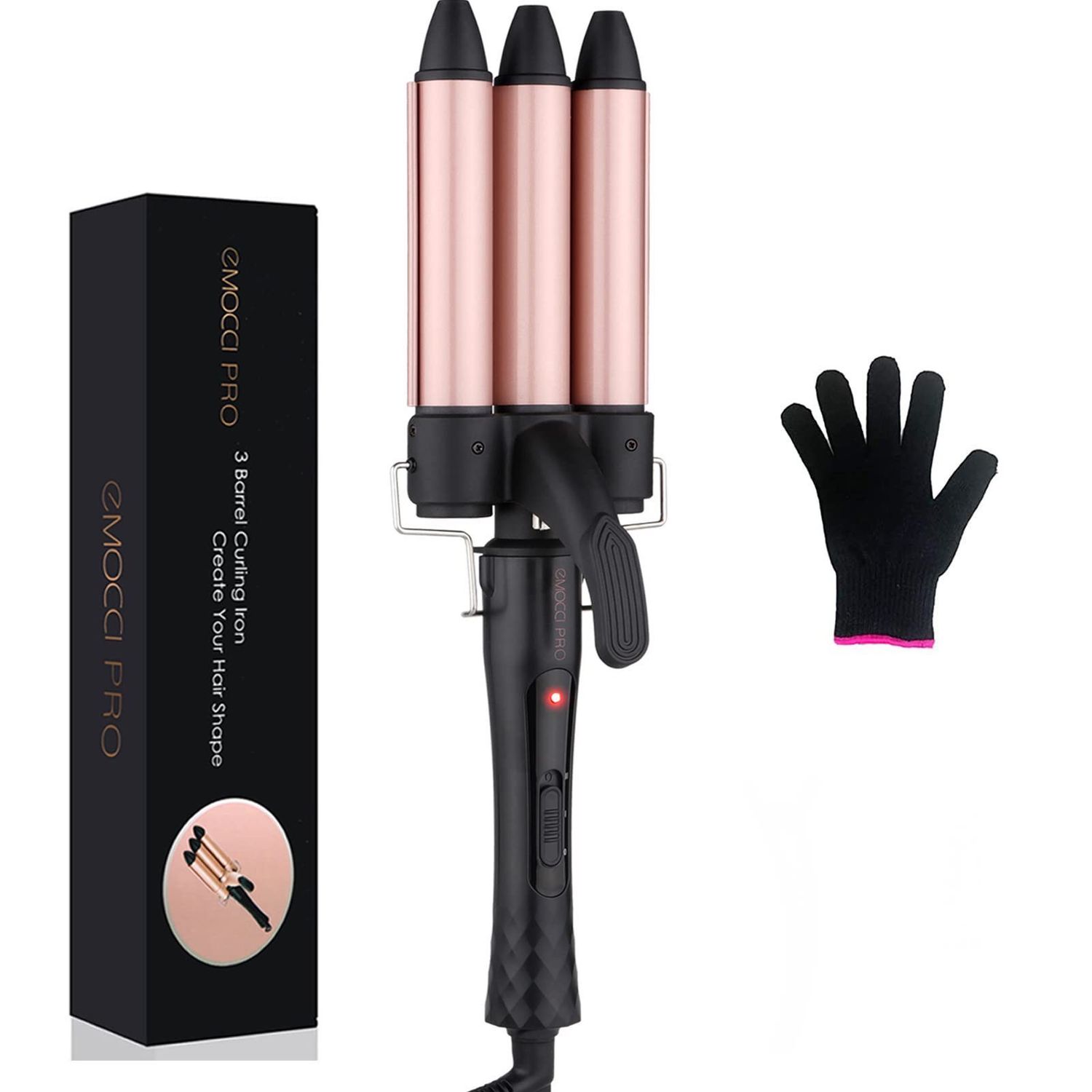 NEW 3 Barrel Curling Iron