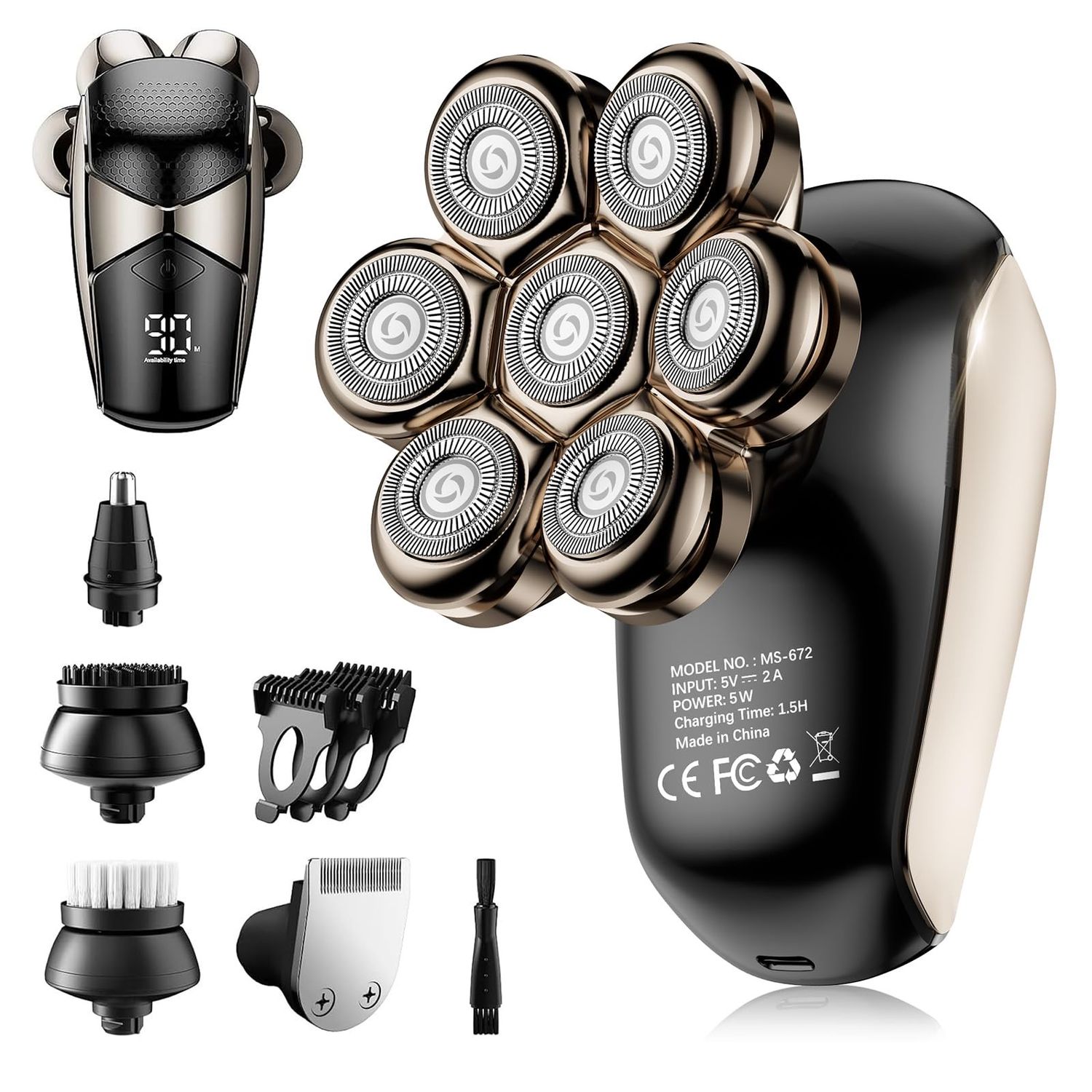 NEW 5 in 1 Electric Razor Shaving Grooming Set