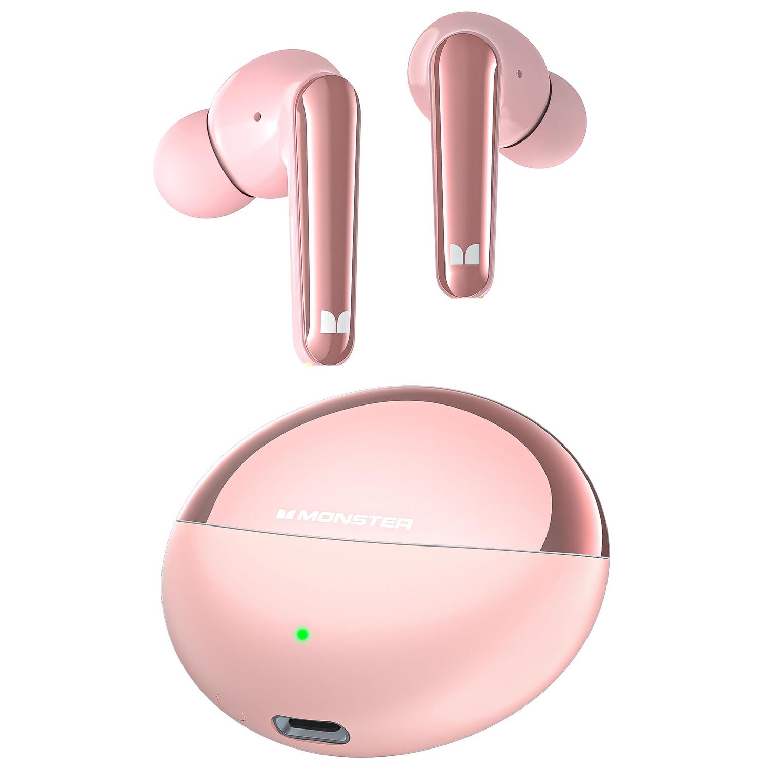 NEW Monster Wireless Bluetooth Earbuds Pink