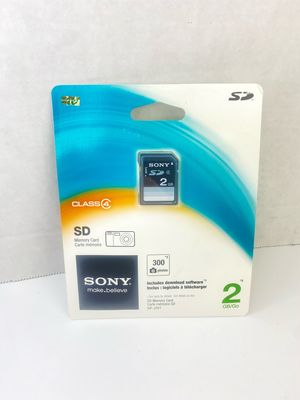 SEALED Sony 2GB SD Card