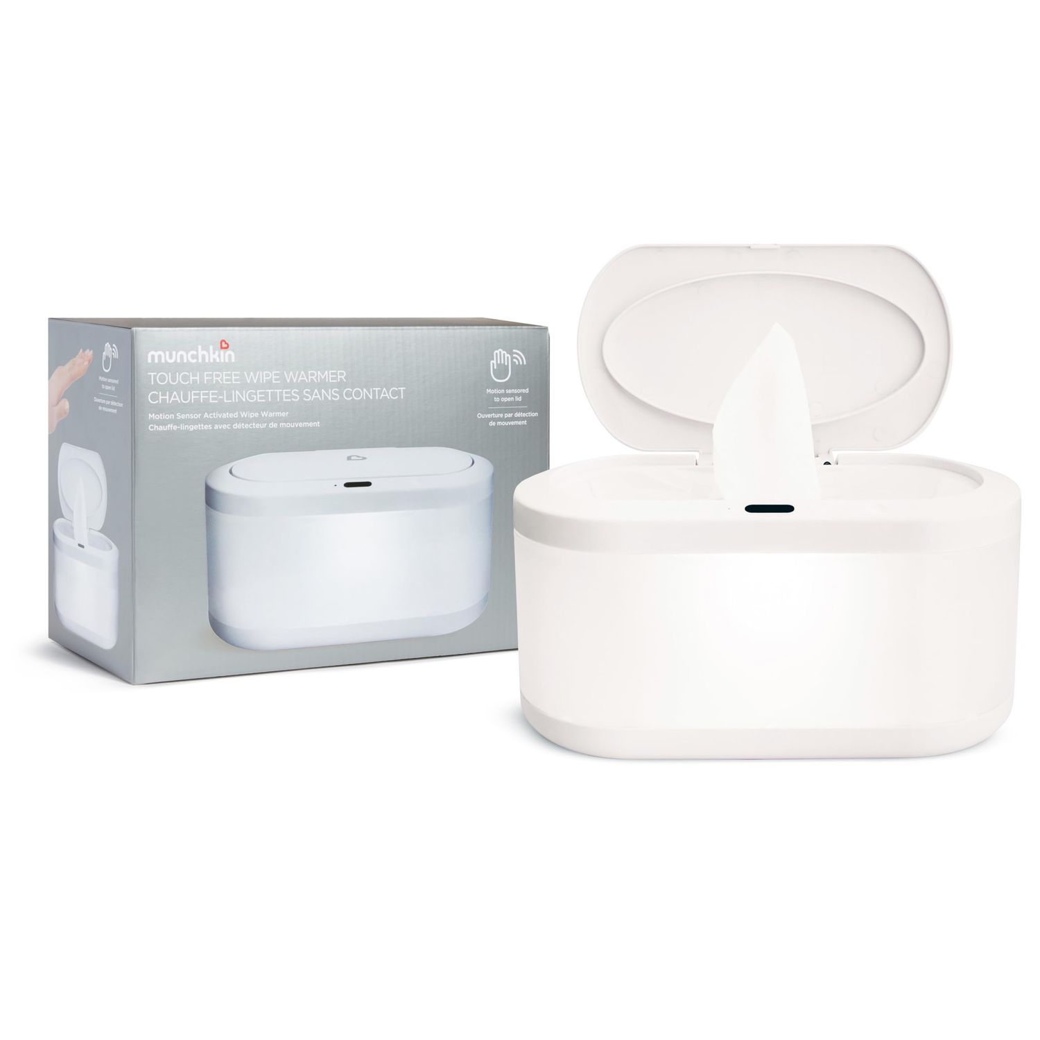 NEW Munchkin Touch Free Baby Wipe Warmer