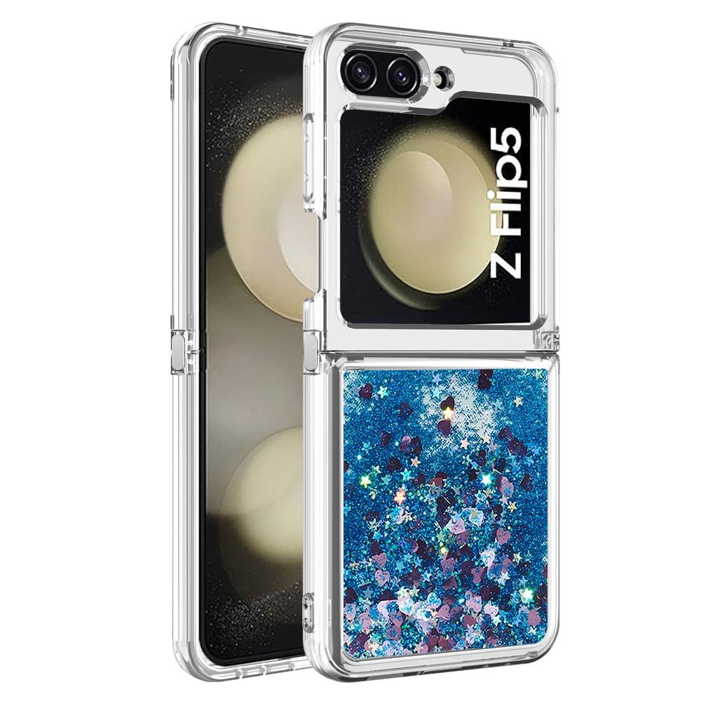 NEW Samsung Galaxy Z Flip 5 Case Glitter Liquid
