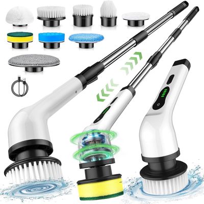 NEW 9 in 1 Electric Spin Scrubber Cleaner
