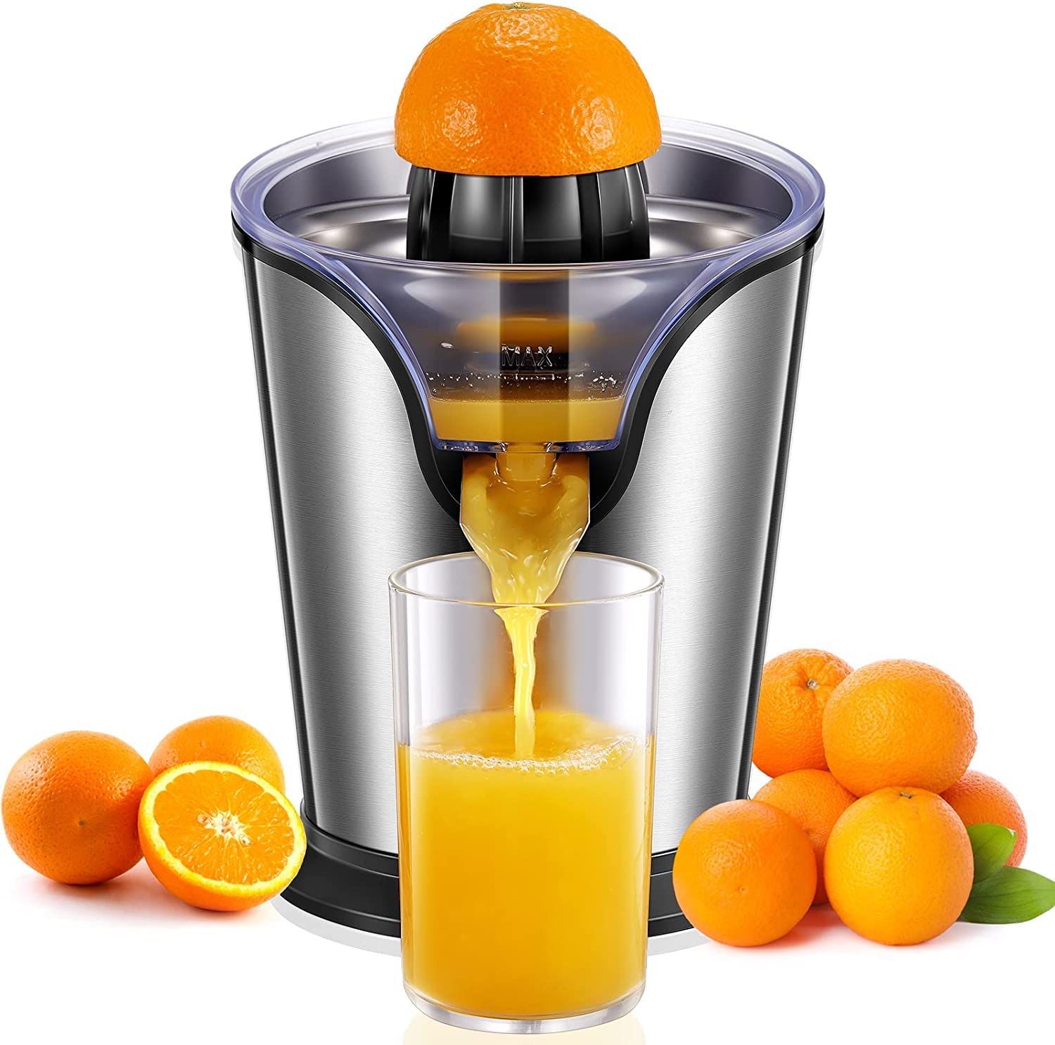 NEW Electric Press Juicer Stainless Steel