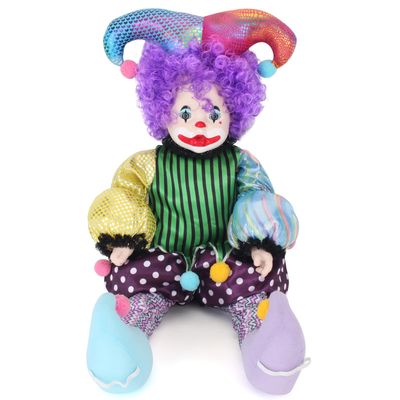 NEW Sensory Plush Clown Doll 37.4”