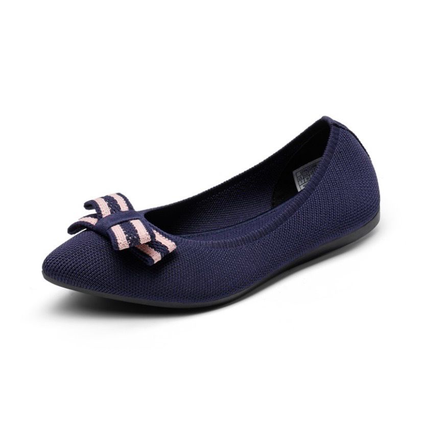 NEW Womens Bowknot Knot Flats Shoes 8.5