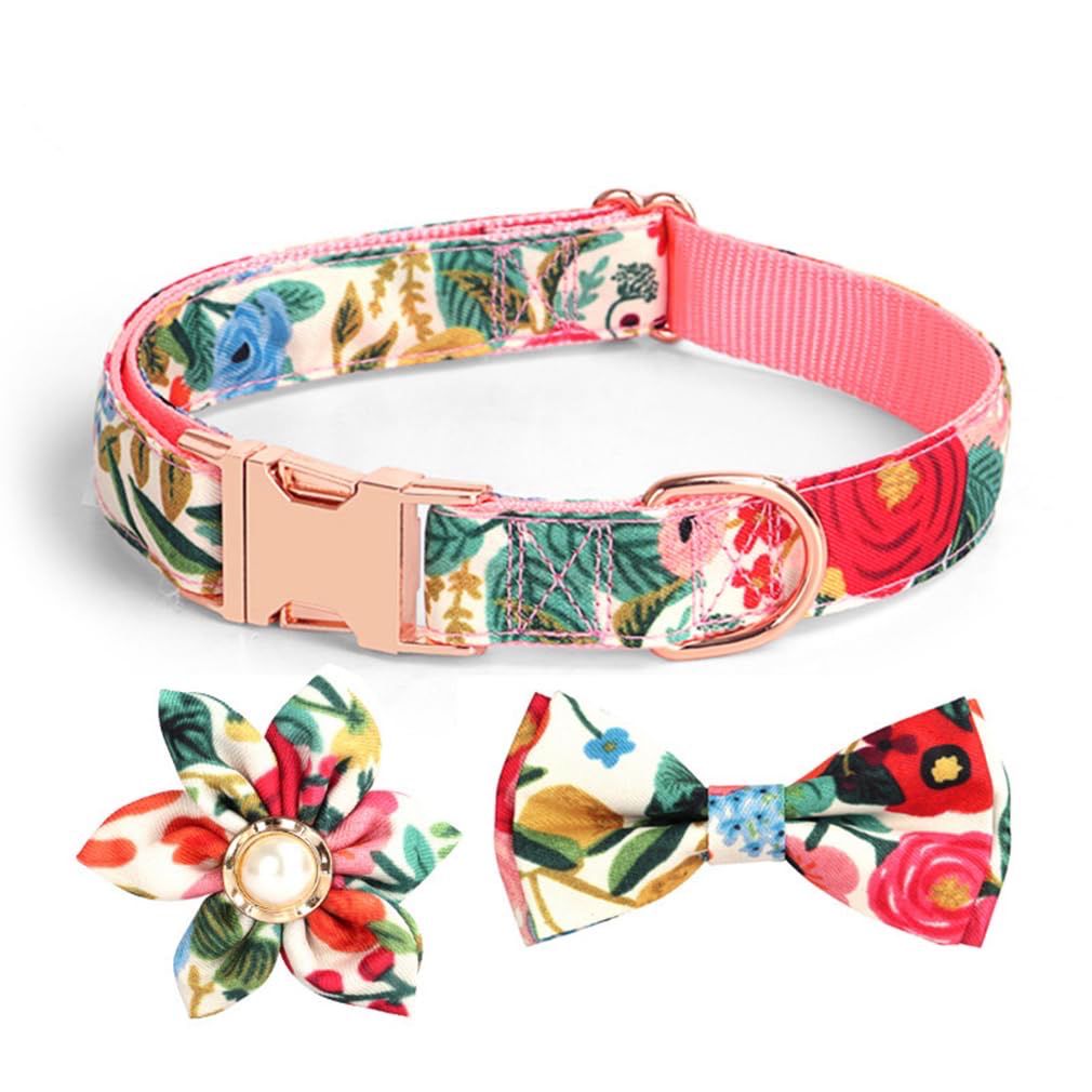 NEW Dog Collar with Bow - Medium