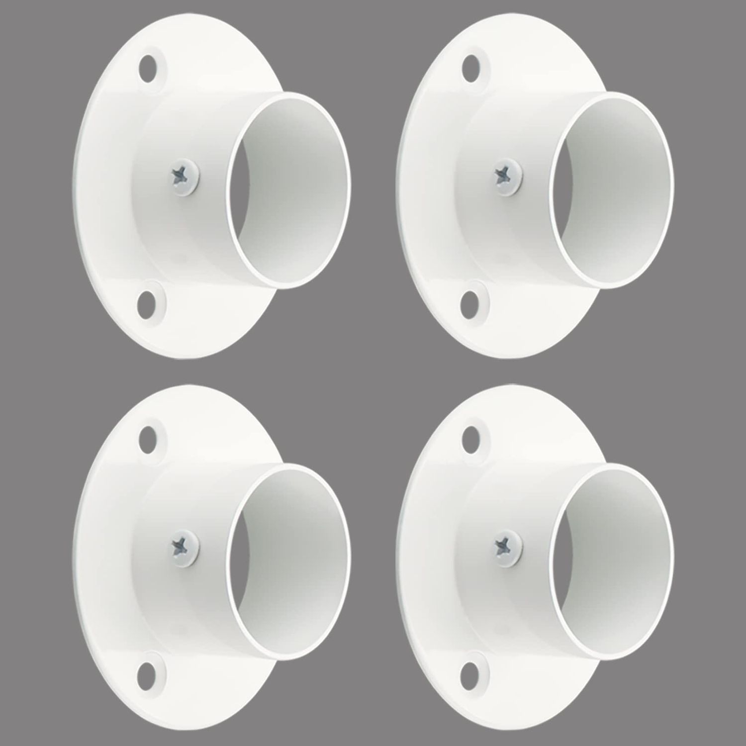 NEW 4 Pack Curtain Rod Holder Brackets