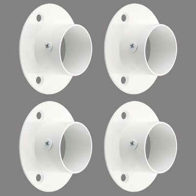NEW 4 Pack Curtain Rod Holder Brackets