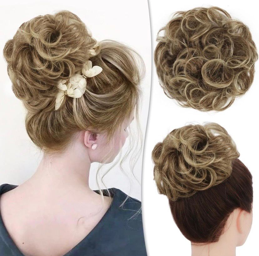 NEW Womens Messy Hair Bun Scrunchie