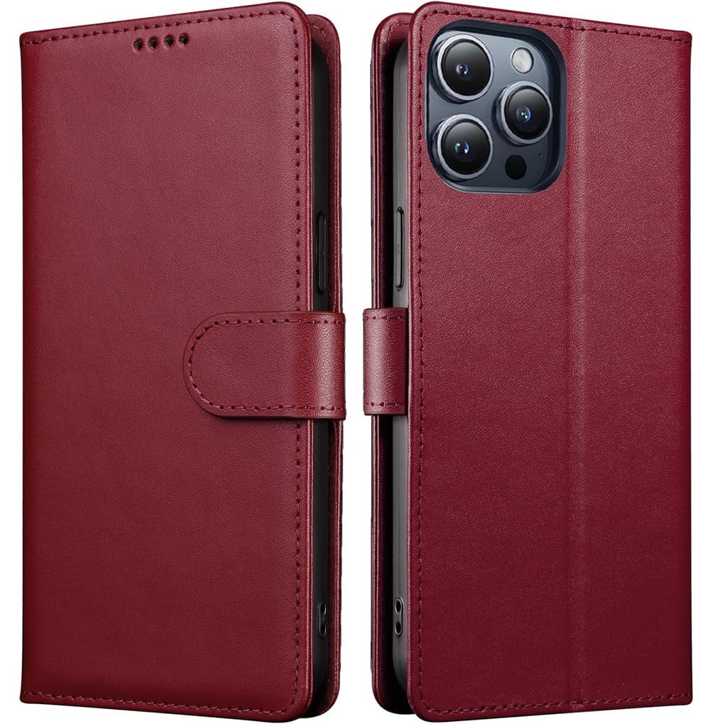 NEW iPhone 15 Pro Wallet Case Leather