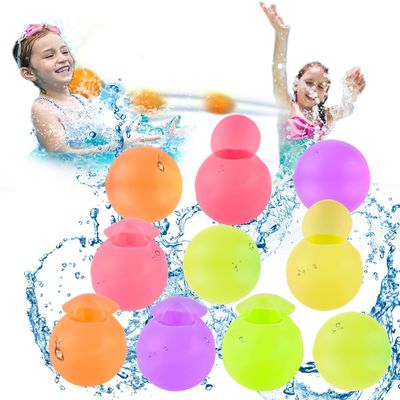 NEW 12 Reusable Water Balloon Balls