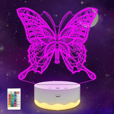 NEW 3D Butterfly Light with Remote