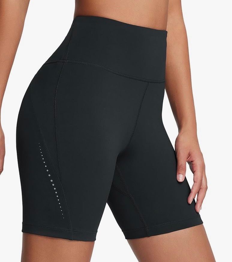 NEW Womens Baleaf Athletic Compression Shorts S