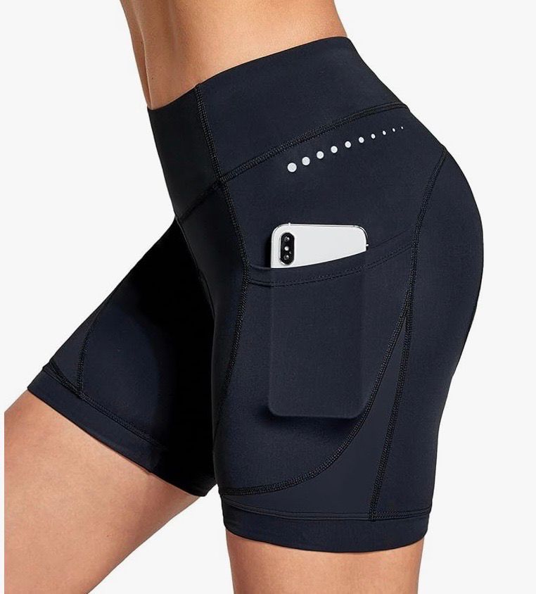 NEW Womens Baleaf Padded Cycling Biking Shorts M