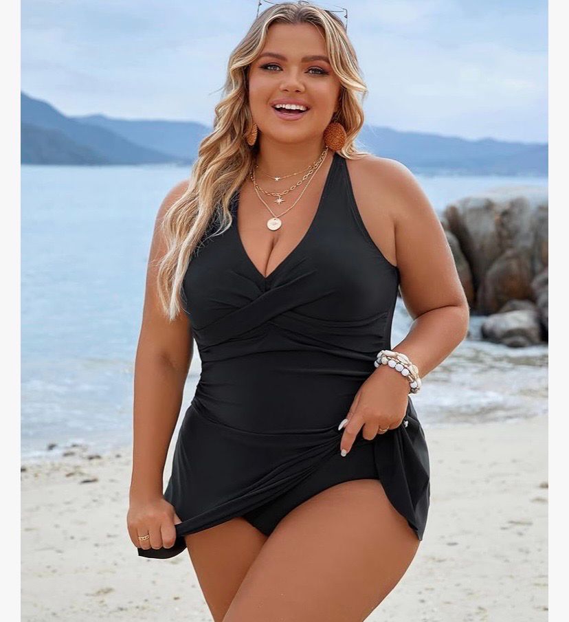 NEW Womens Plus Size One Piece Swimsuit 3XL