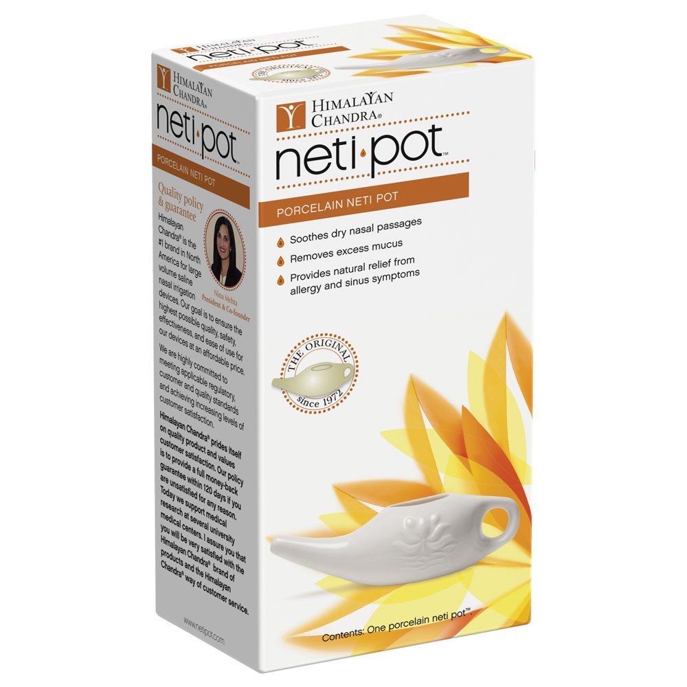 SEALED Himalayan Chandra Ceramic Neti Pot