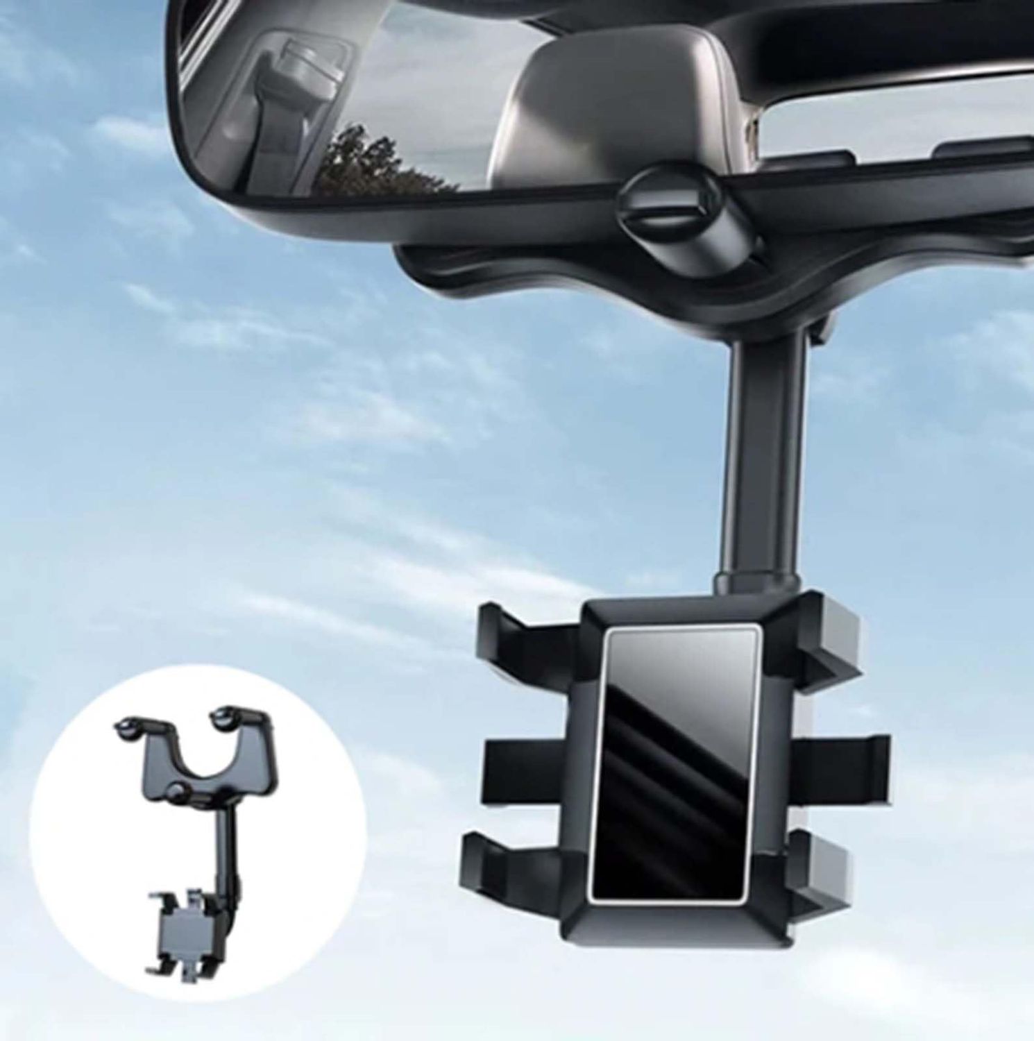 NEW Vehicle Mirror Car Phone Holder