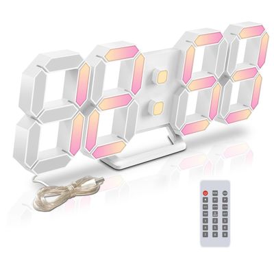 NEW 3D LED Digital Alarm Clock