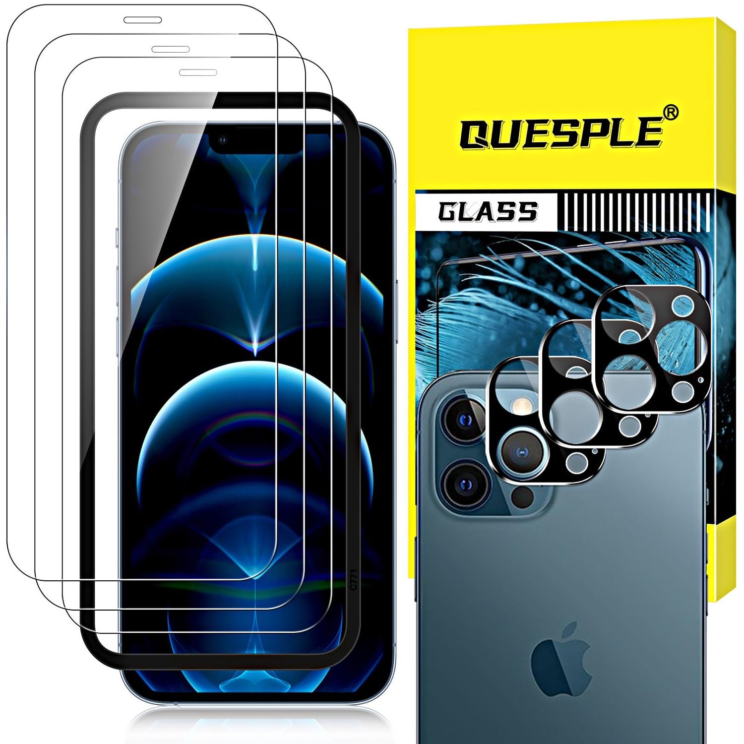NEW iPhone 12 Pro Max Screen &amp; Camera Protectors