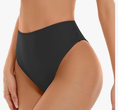 NEW Womens High Waisted Bikini Bottoms Large