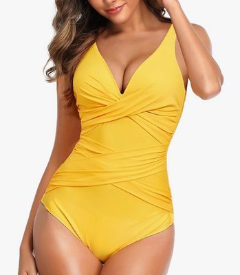 NEW Womens One Piece Push Up Swimsuit L