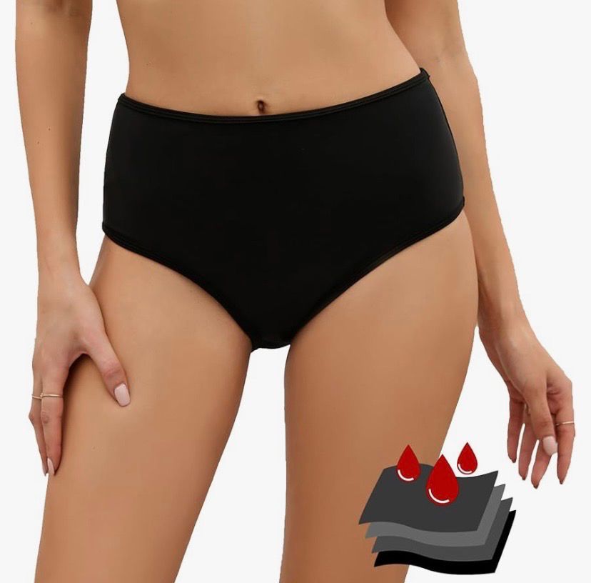 NEW Womens Leak Proof Period Swimsuit Bottoms M