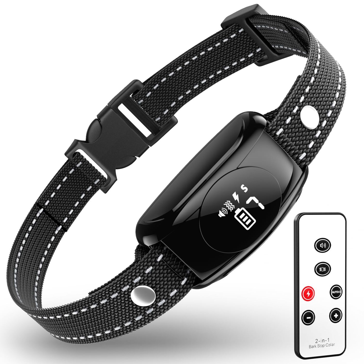 NEW Dog Training Bark Collar with Remote