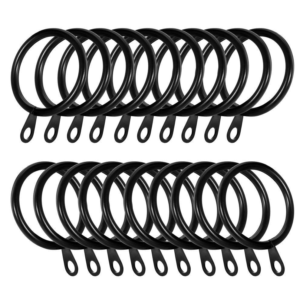 NEW 20 Pack Metal Curtain Rings