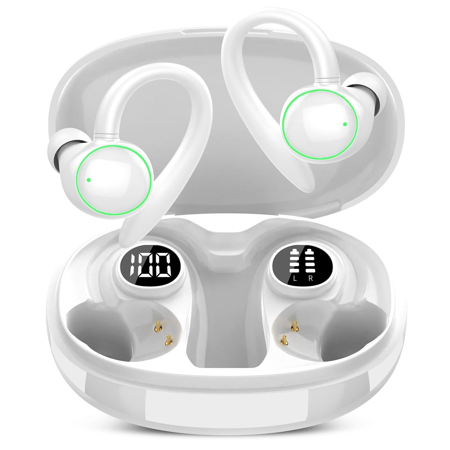 NEW Wireless Bluetooth Earhook Earbuds