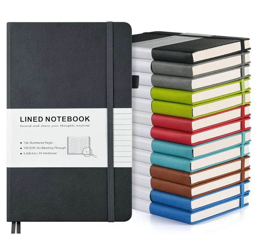 SEALED Lined Journal Notebook PU Leather A5