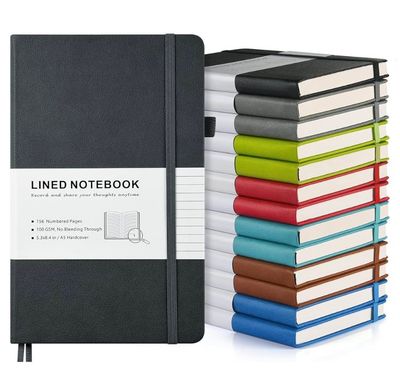 SEALED Lined Journal Notebook PU Leather A5