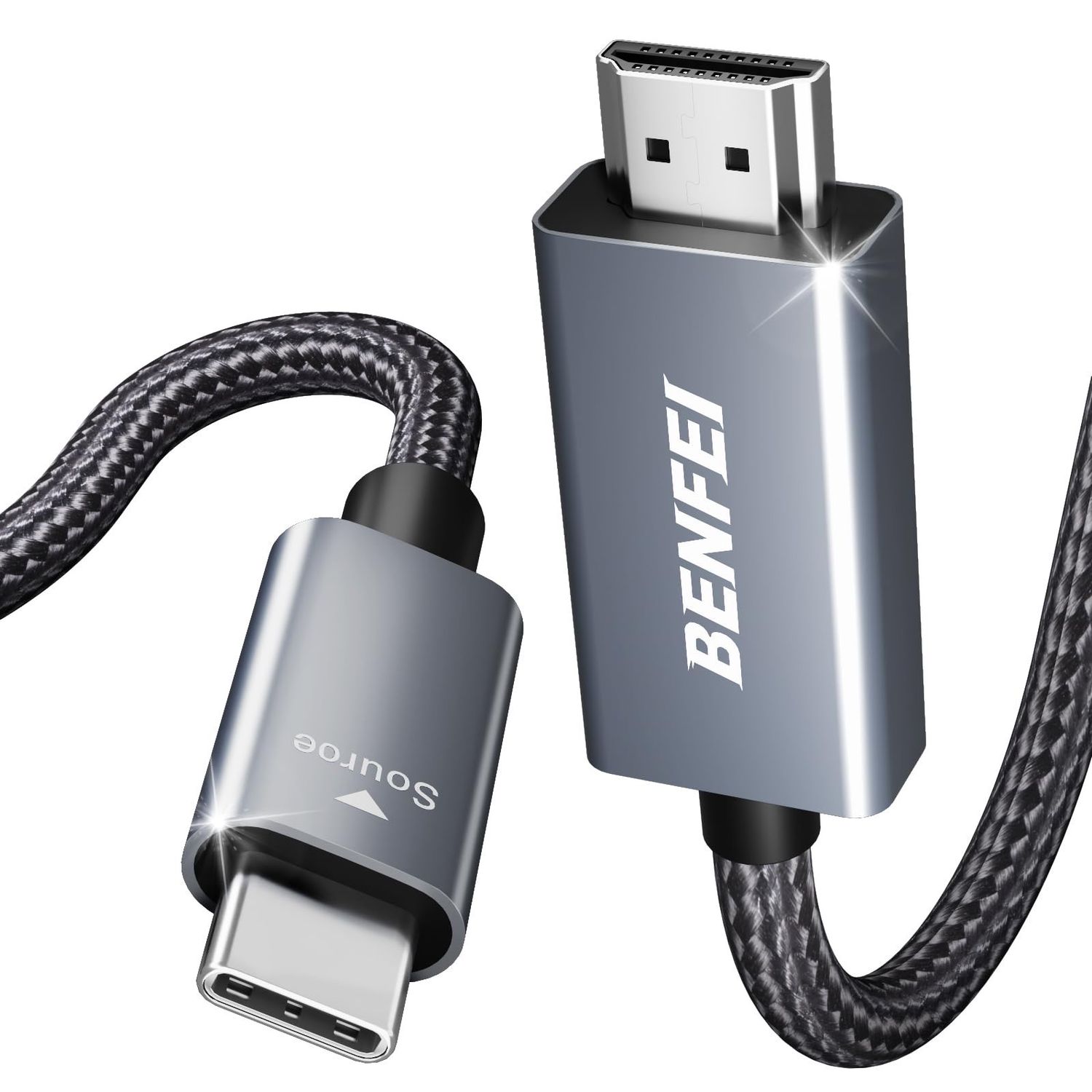 NEW USB C to HDMI Cable 3ft Braided