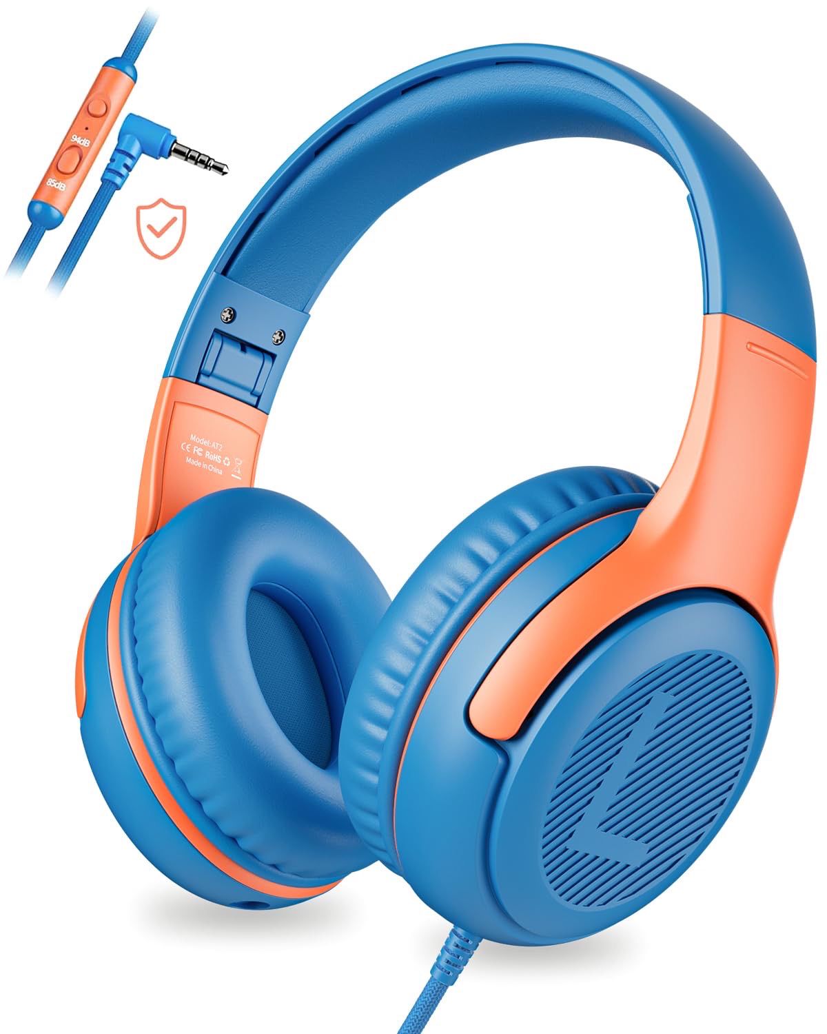 NEW Wired Kids Headphones with Microphone