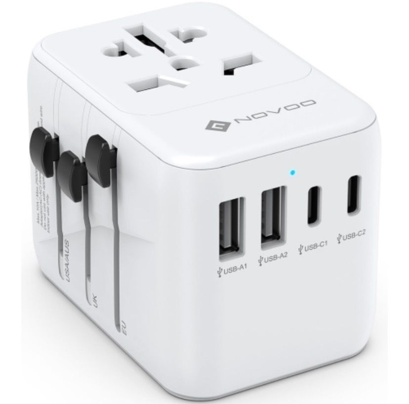 NEW 200 Country 5 in 1 Travel Adapter Wall Plug