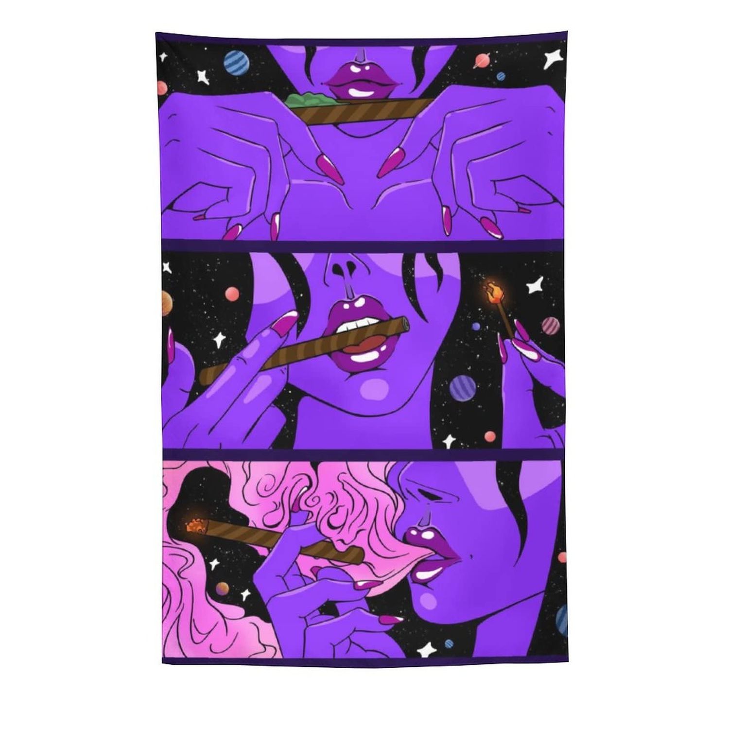 NEW 420 “Hippie” Tapestry Wall Banner