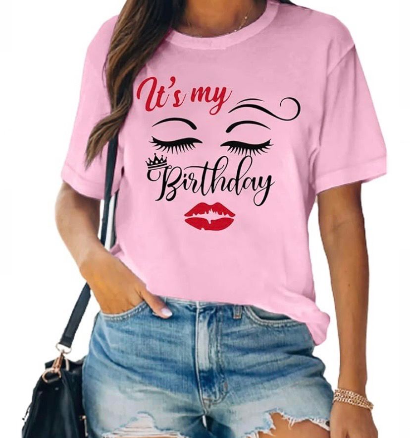NEW Womens Its My Birthday Shirt 2XL