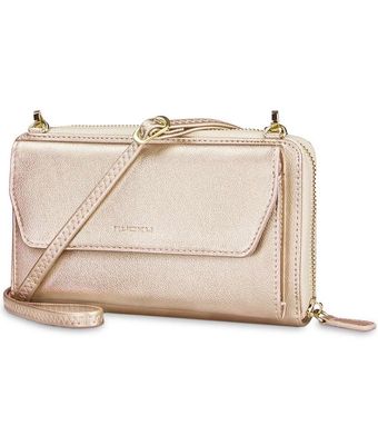 NEW Wallet Purse Wristlet Crossbody Clutch  Gold NEW Wallet Purse Wristlet Crossbody Clutch  Gold